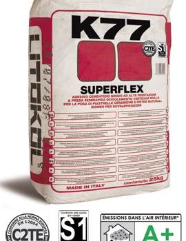 SUPERFLEX K77 - высокоэластичный цементный клей